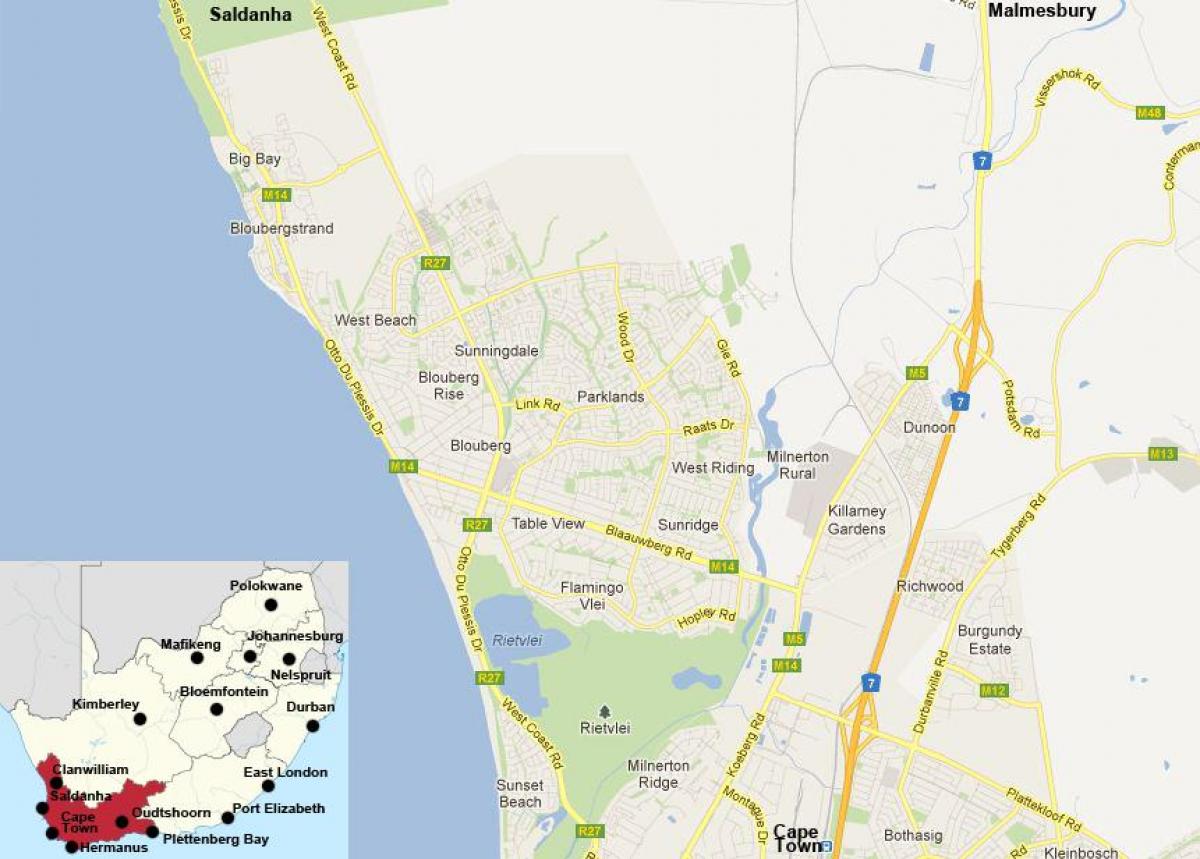 რუკა blouberg