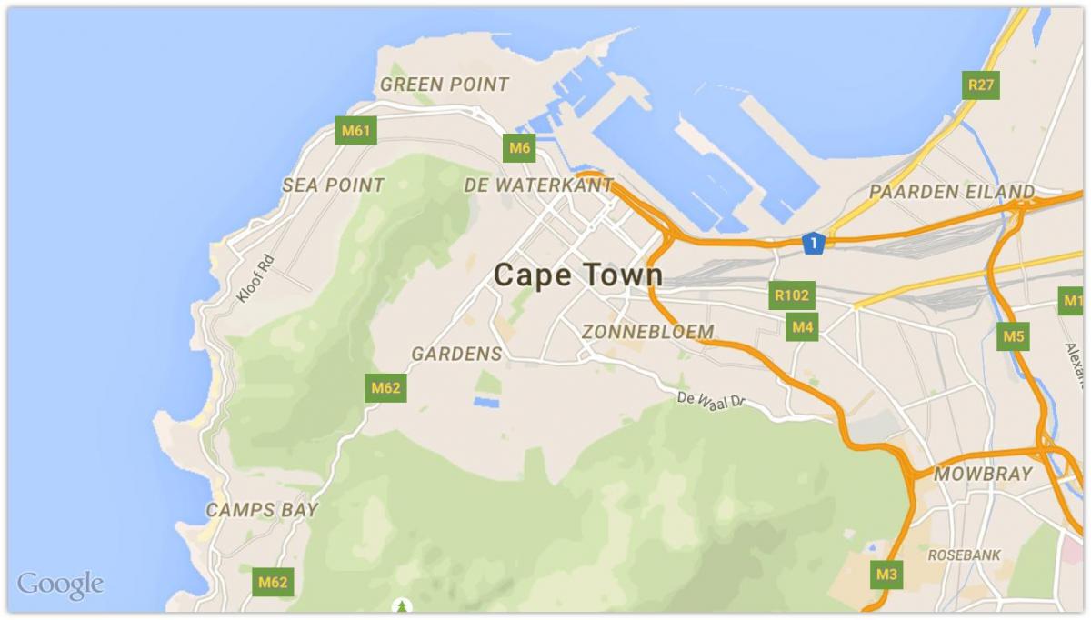 რუკა დე waterkant Cape Town