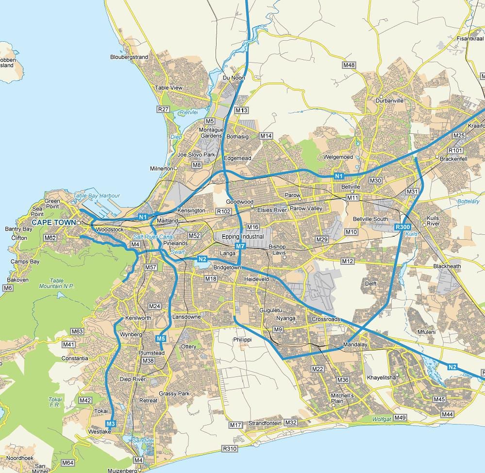 რუკა epping Cape Town