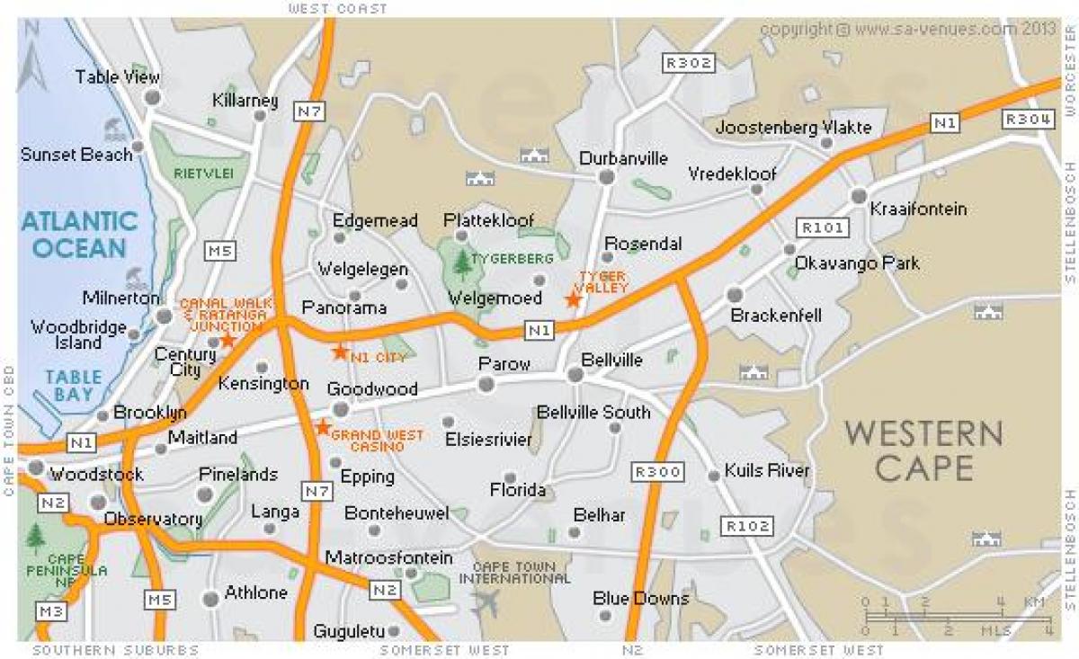 რუკა plattekloof