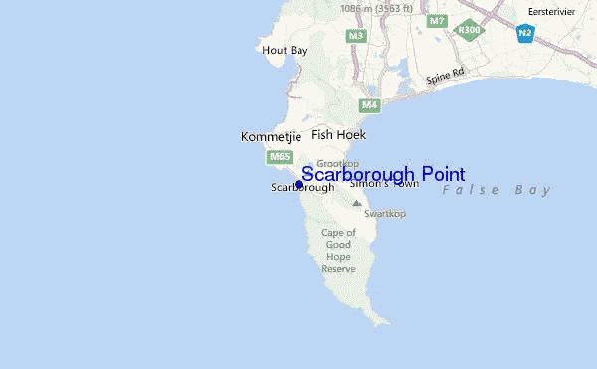 რუკა scarborough Cape Town