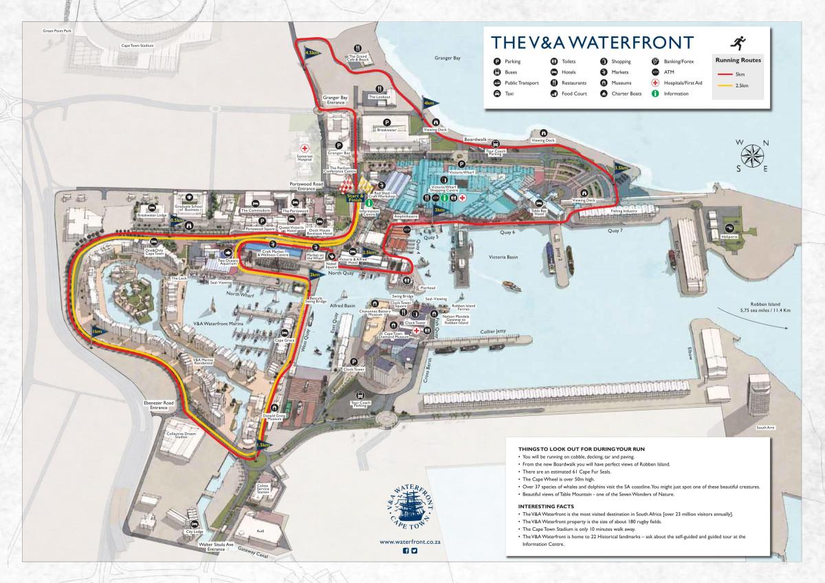 რუკა v&waterfront ცენტრი