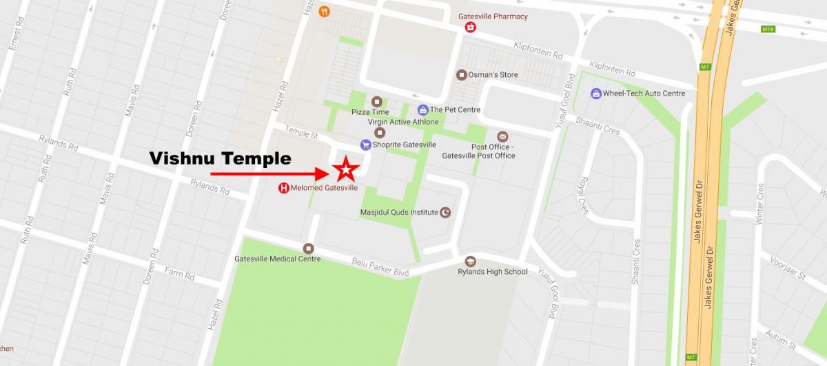 რუკა რაილენდსი Cape Town