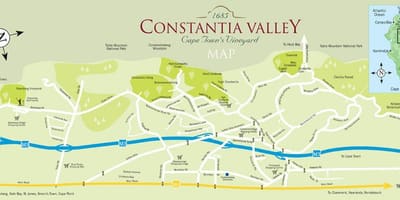რუკა constantia Cape Town