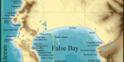 რუკა ცრუ bay Cape Town