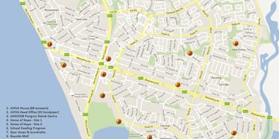 რუკა ცხრილის Cape Town