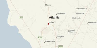 Map of atlantis Cape Town 