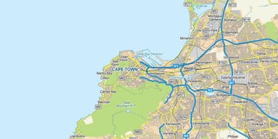 რუკა Cape Town erf