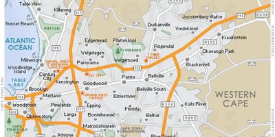 რუკა plattekloof