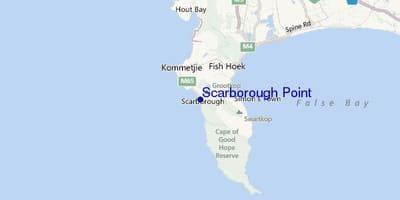 რუკა scarborough Cape Town