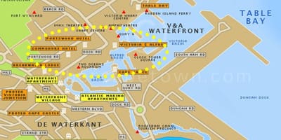 V&a Cape Town waterfront რუკა